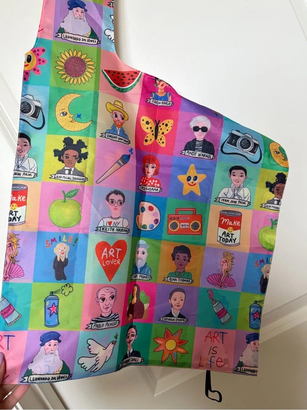 Multicolored Art Foldable Tote Bag